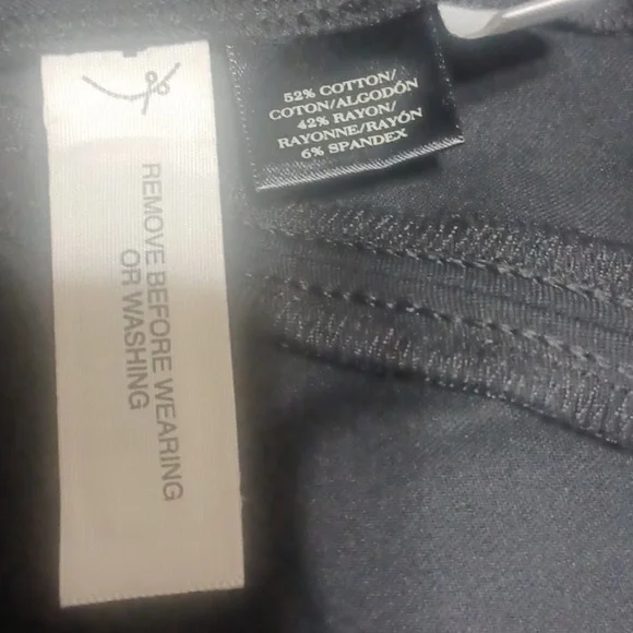 NWT ANN TAYLOR PENCIL BLACK SKIRT - Picture 6 of 6